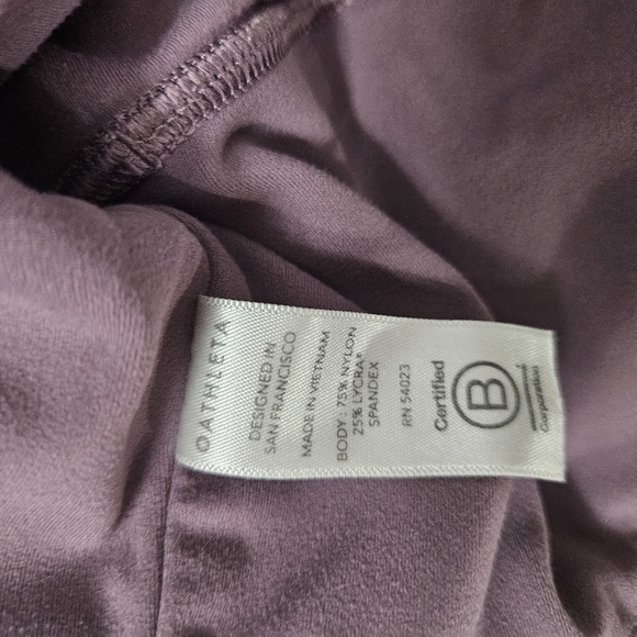 Athleta Activewear Womens Ultra High-Rise Elation Tight Leggings Medium Purple - Picture 10 of 10